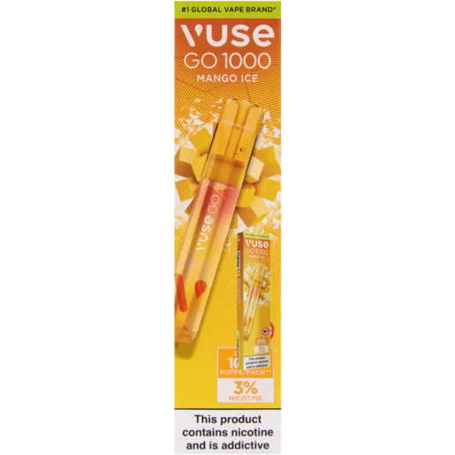 Vuse Go 1000 Mango Ice 3% Disposable Vape 2ml